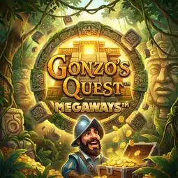 Gonzos Quest Megaways game at Jackpotcity Casino for New Zealand players